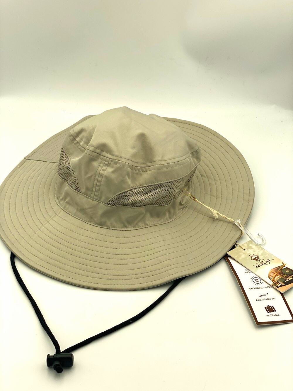 Panama Jack Beige Boonie Hat Men's S/M UPF 50 Cooling Mesh Panels Packable